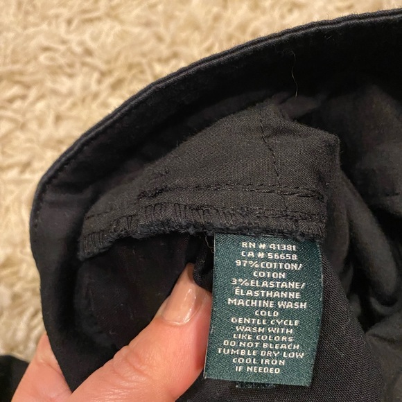 Lauren Ralph Lauren Stretch Bermuda Active Short Women’s, size 12. Black - Picture 11 of 11